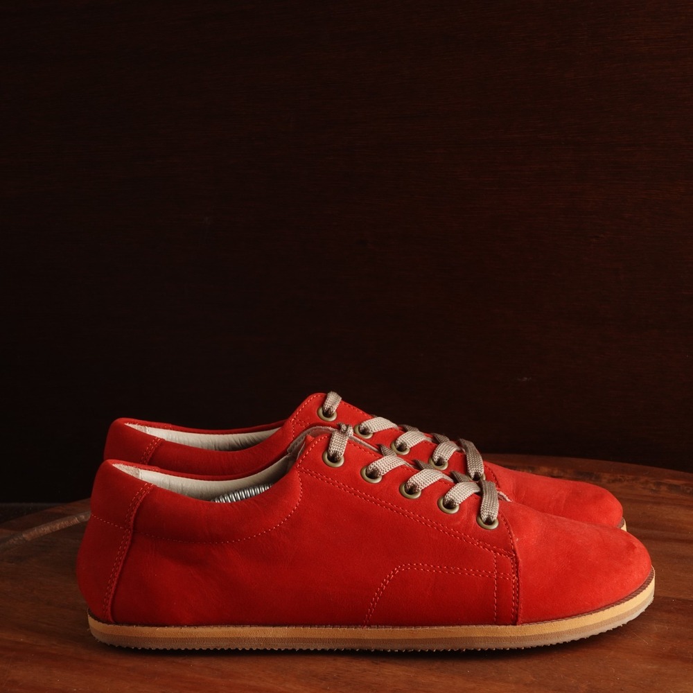 Aintap Barefoot Shoes Womens Size EU 39 US 7.5-8 Red Minimalist Sneaker Handmade